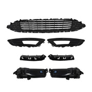 DURAFORCE Front Bumper Cover+Upper Grille+Fog Light For Ford Focus 2015-2018 Plastic