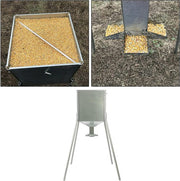 DURAFORCE For Deer Turkey Big Wild Game Hunting 450lb Gravity Feeder Zinc-Plated