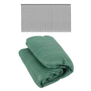 DURAFORCE Dark Green 5FT by 50FT Heavy Duty Garden Privacy Fence Barrier Net With Zip Ties