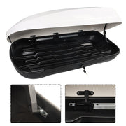 DURAFORCE New 14 ft³ ABS Car Roof Top Box Cargo Luggage Carrier 2 Locks Toolless Install