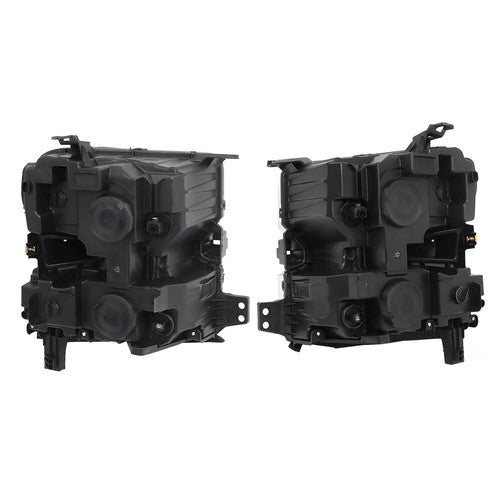 DURAFORCE Headlights+Red Brake Tail Lights For 2019-2021 Chevy Silverado 1500 Halogen 4PCS