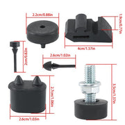 DURAFORCE Rubber Stoppers Bumpers Stopper Kit&Hood Adjusters For Chevrolet Camaro 1967-79