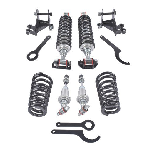DURAFORCE Complete Coilover Kit for GM A Body Chevy Malibu 68-72 700lb Front 300lb Rear