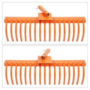 DURAFORCE For 2" Receiver for Lawn Tractors or ATV UTV 48" Pine Straw Rake Landscape Rake