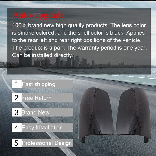 DURAFORCE Smoked Black LED Tail Light Lamp One Pair Fit For Dodge Ram 1500 2500 3500 02-06