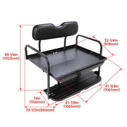 DURAFORCE Golf Cart Rear Back Flip Seat Kit For Yamaha G2 G9 Gas Electric Folding Fold