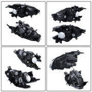 DURAFORCE For Nissan Maxima 2009-2014 LH+RH Headlight Headlamps Clear w/Sport Pkg HID Type