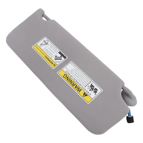 DURAFORCE Car SunVisor With Lighted Plastic Gray For Honda Pilot 2017-21 Driver Left Side