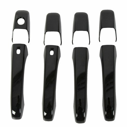 Glossy Black Door Handle Cover Set For Jeep Grand Cherokee Dodge Durango 2011 Plus
