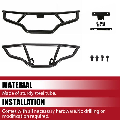 Brush Guard Bumper Set Front and Rear for Polaris Sportsman 570 EPS 2016-2020