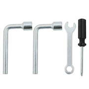DURAFORCE Aluminum Drywall Adjustable Height Stilts Tool For Painter Taping Red 24"-40"