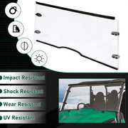 DURAFORCE Front Full Windshield Fit For Yamaha Wolverine RMAX2 RMAX4 X2 1000 X4 2018-2025