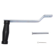 DURAFORCE 1400LB Steel Horizontal Pulling Hand Winch w/Ratchet Galvanized For Boat Trailer