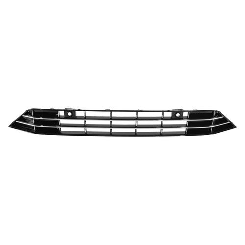 For 2016-2019 VW Passat R-Line Front Lower Grille+Fog Light Covers With Hole