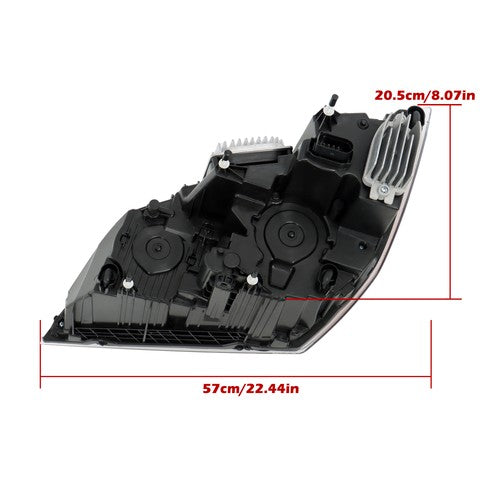 DURAFORCE For Freightliner Cascadia P4 2018+ NEWER Headlight Lamp LED - RIGHT Passenger