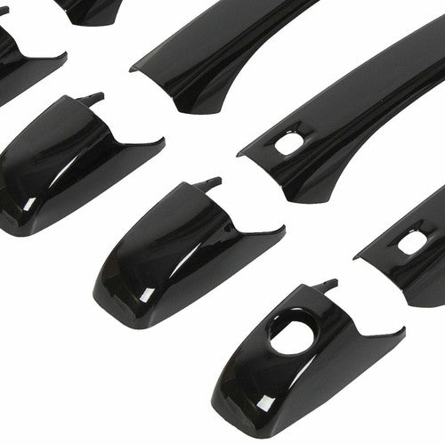 Glossy Black Door Handle Cover Set For Jeep Grand Cherokee Dodge Durango 2011 Plus