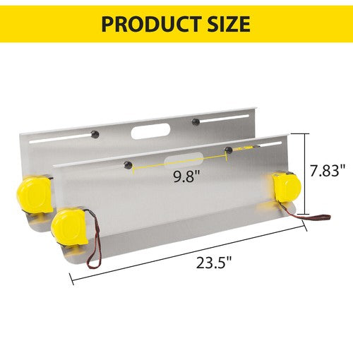 Wheel Alignment Tool Toe Plates 2 Tape Measures with Magnets Camber Caster
