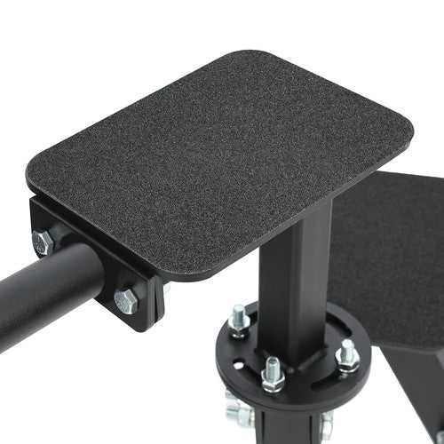DURAFORCE For Bass Boat 2 Steps Rotatable 360 Dual Boat Trailer Steps w/ Handle Combo