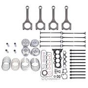 DURAFORCE Head Gasket w/ Bolts & Piston and Rings Kit For Hyundai Accent Kia Rio Soul L4