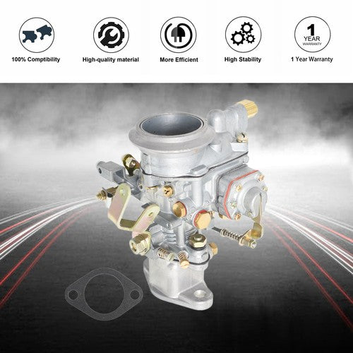 DURAFORCE 17701.02 F-Head Carburetor Carb FOR Jeep Willys CJ3b, M38A1, CJ5, F134 Carb