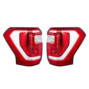 DURAFORCE For Ford Expedition 2018-2021 Right+Left Side Halogen Type Clear&Red Tail Lights