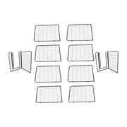 DURAFORCE 12 Panels 40x27 inch Dog Playpen Crate Fence Pet PlayPen Exercise Cage