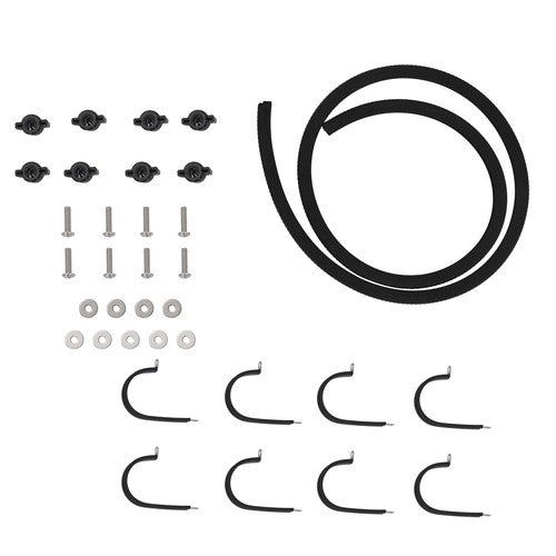 DURAFORCE For 2009-2014 Polaris Ranger 500/800 XP Full Size Polycarbonate Clear Windshield