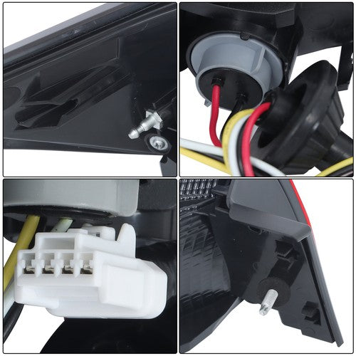 DURAFORCE Black Passenger Side Tail Light For Nissan Sentra 2021-2023 Rear RH Outer Lamp