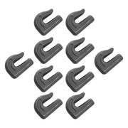 DURAFORCE 10 Pack 3/8" Weld On Grab Hook 6600lbs Heavy Duty G70 Forged Grab Chain Hooks