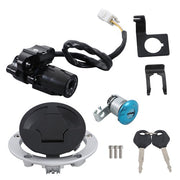 DURAFORCE Ignition Switch Fuel Gas Cap Lock Set For Kawasaki Ninja 1000 ZX10R Z1000SX ZX6R