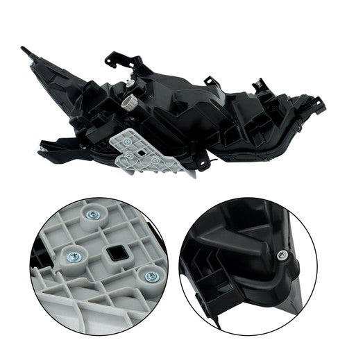 DURAFORCE For Nissan Maxima 2019-2021 Headlight Driver/Left Side Single Set Clear Lens LED
