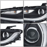DURAFORCE For Chrysler 200 2015-2017 Headlight Projector LH/Left Side Halogen Replacement