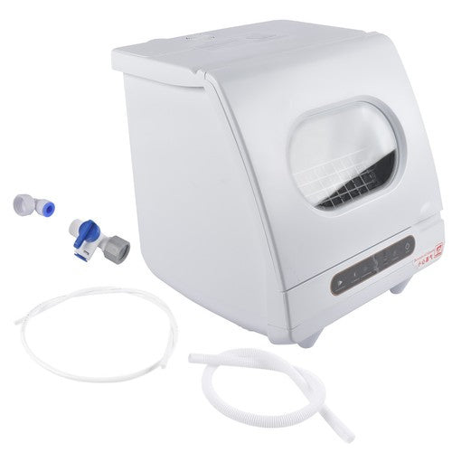 DURAFORCE Compact Countertop Mini Dishwasher 5 Programs Spray & Quick Washing 110V 1200W