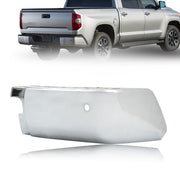 DURAFORCE Rear Bumper End Right Passenger Side For Toyota Tundra 2014-2017 W/ Holes Chrome