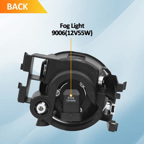 DURAFORCE Front Bumper Fog Lights Lamps for Subaru WRX STI 2013-2014 Bulbs LH&RH Pair