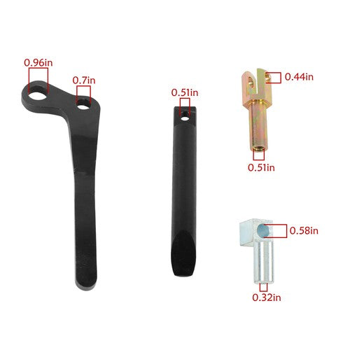 DURAFORCE LH & RH Lever Kit For Bobcat 653 743 751 753 Bob-Tach Loader #6724775 #6724776