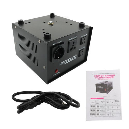 DURAFORCE Voltage Converter Transformer Step Up/Down 110v to 220v/220v to 110v 1000W