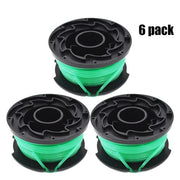 DURAFORCE 6PCS String Trimmer Spool Line SF-080 Auto Feed For Black & Decker Replacement