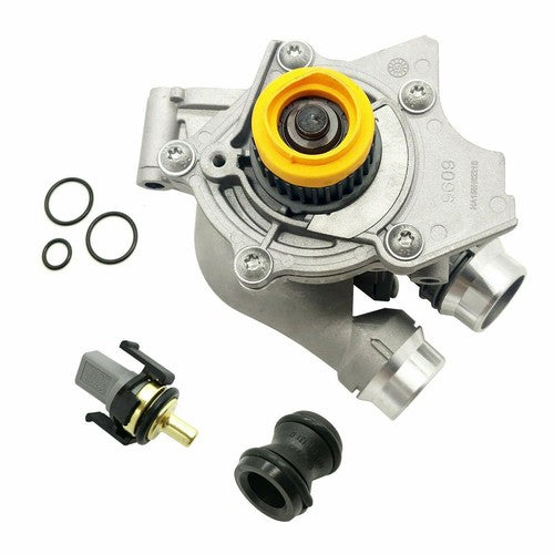 DURAFORCE Aluminum Water Pump Thermostat Assembly For Audi A3 2008-2013 A4 2009-2012