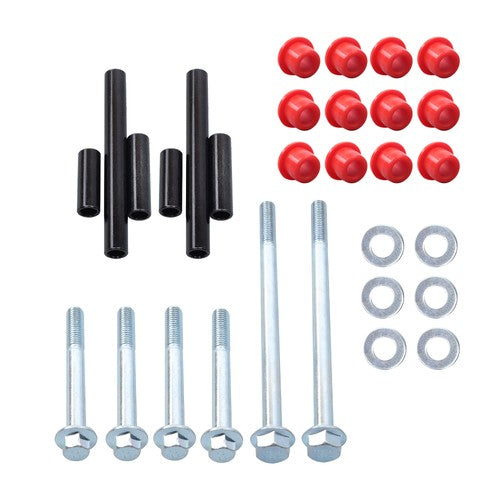 DURAFORCE New Front Bushing Kit with Screws FOR Club Car Precedent Golf Cart 2004-Up Red