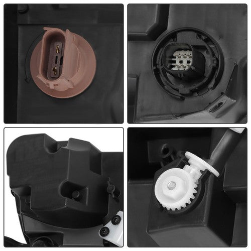 DURAFORCE Headlights Replacement Fit For Chrysler Pacifica 2021-2023 LH+RH Clear Lens LED