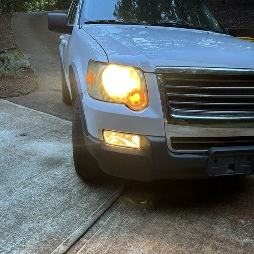 DURAFORCE Fit For 2006-2010 Ford Explorer Left & Right Side Bumper Fog Light Driving Lamp