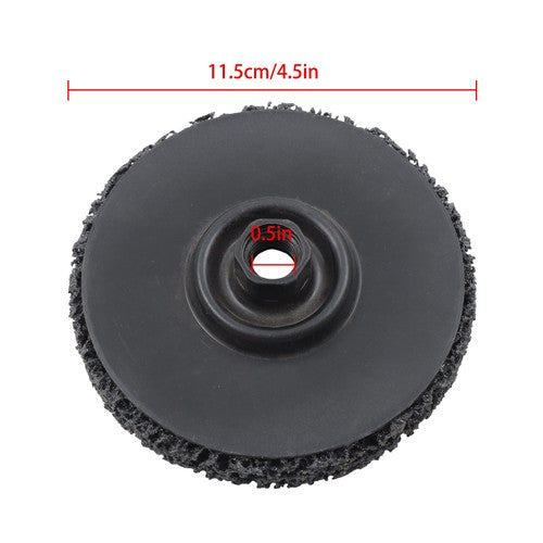 DURAFORCE 2 Pack 4.5" Spun-Fiber Discs Paint Eater Discs for Rotating Palm Sander