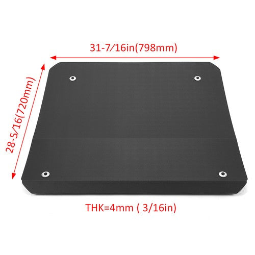 DURAFORCE For 2009-2021 Polaris RZR 170 EFI Black Top Roof PE Plastic Durable