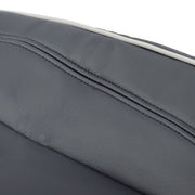 DURAFORCE Driver Bottom Seat Cover For Hummer H3 2006-2009 2010 Black Leather Replacement