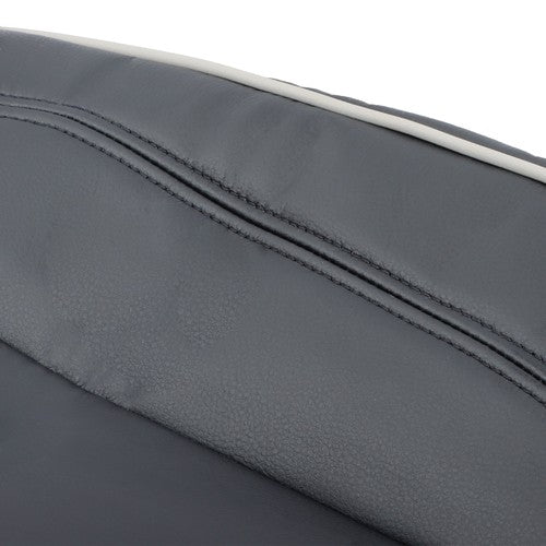 DURAFORCE Driver Bottom Seat Cover For Hummer H3 2006-2009 2010 Black Leather Replacement