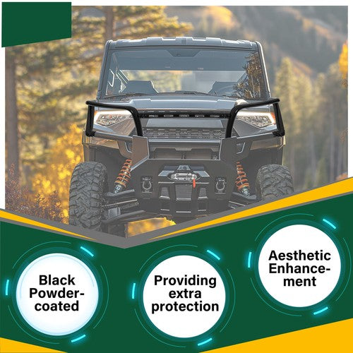 DURAFORCE For Polaris Ranger XP 1000/Crew 1000 18-24 Front Brush Guard Bumper #2882531