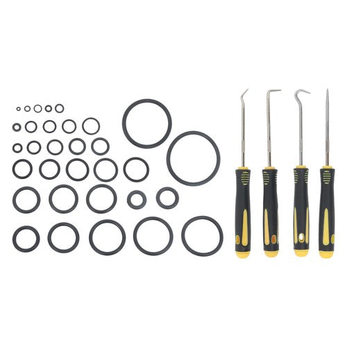 DURAFORCE 32 Size 1540 Pcs Rubber O Rings Assortment Kit with Pick and Hook Set 4mm-50mm