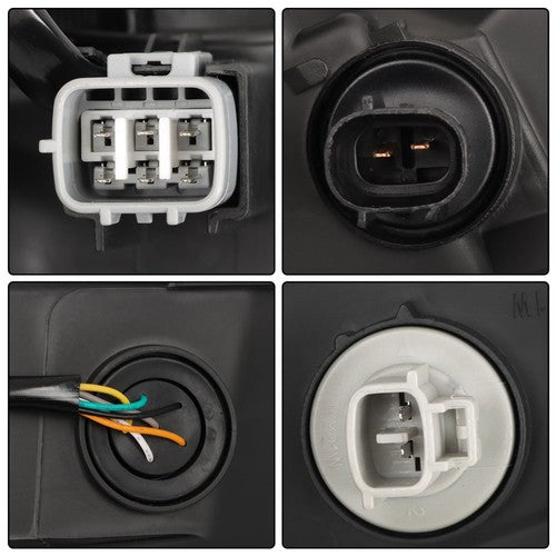 DURAFORCE Headlight Assembly Projector For Toyota Corolla 2017-2019 Halogen Black Right