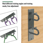 DURAFORCE 3 Pcs Wall Mount Workout Anchors Resistance Bands Wall Anchors Home Gym Exercise
